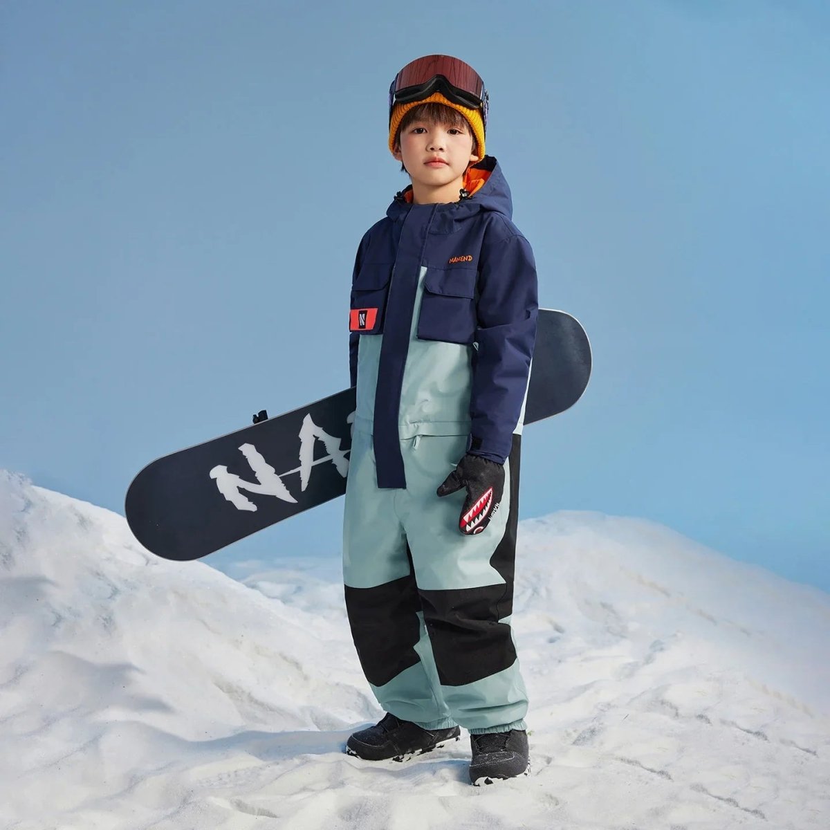 NANEND Warm & Waterproof Children's One - Piece Ski Suit for Boys and Girls - NANEND