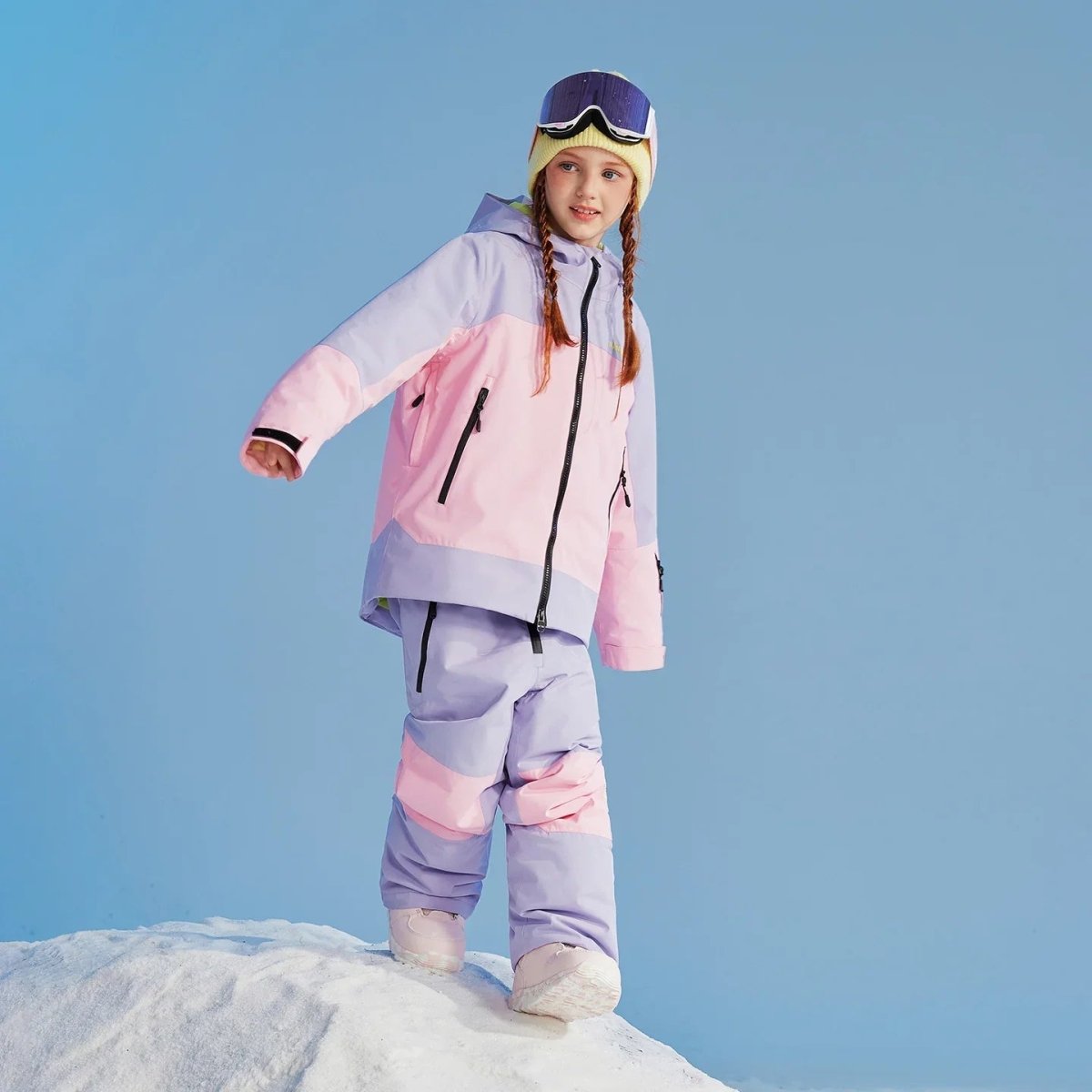 NANEND Warm & Waterproof Ski Suit Color - Blocked for Boys and Girls - NANEND