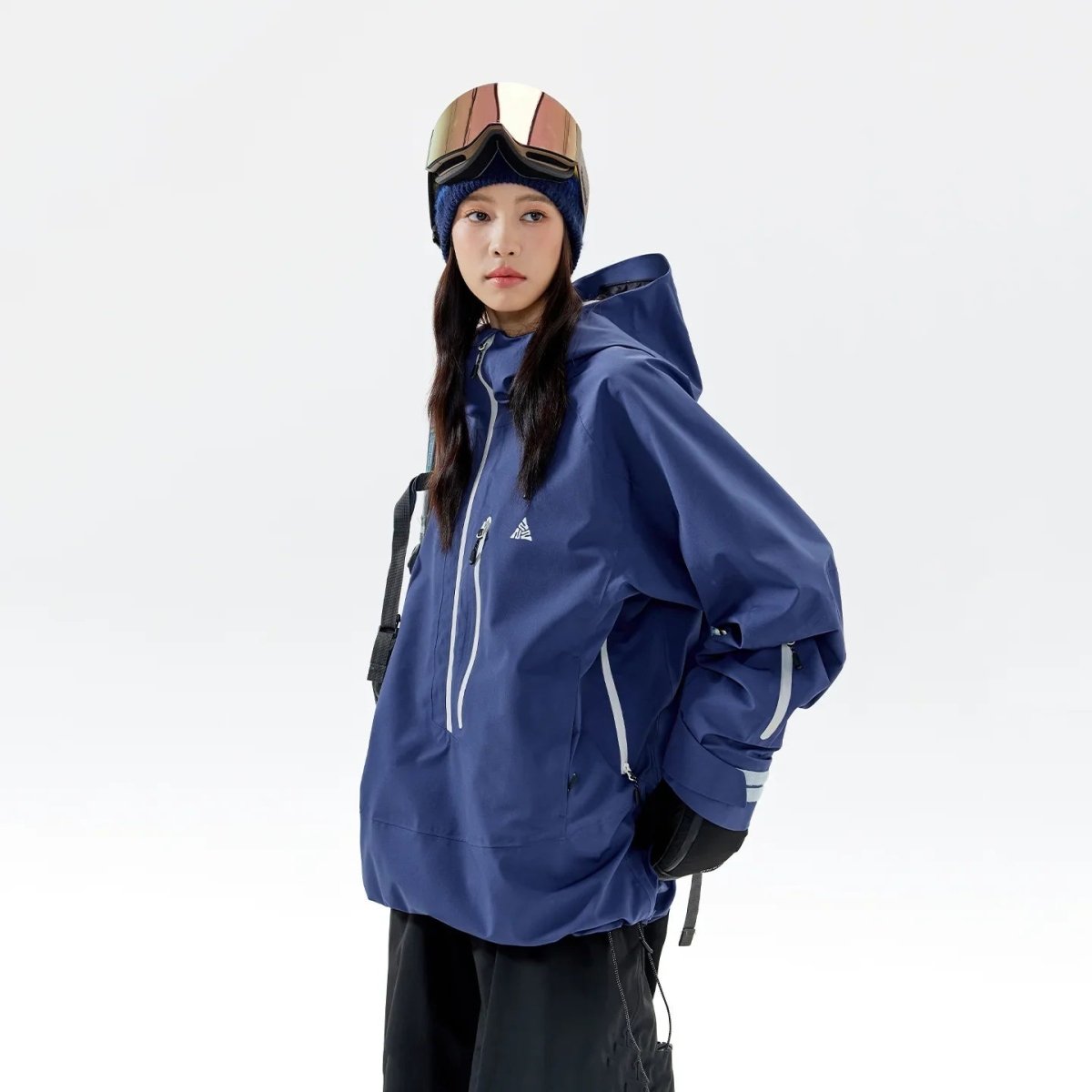 NANEND Waterproof and windproof hooded loose - fitting ski jacket - Unisex - NANEND
