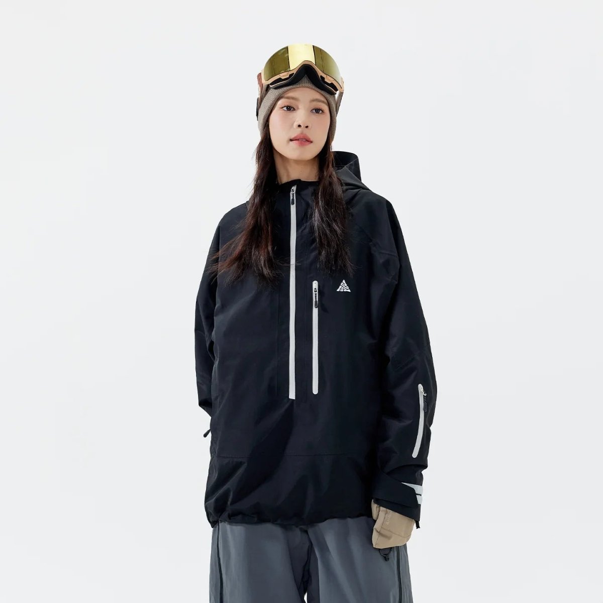 NANEND Waterproof and windproof hooded loose - fitting ski jacket - Unisex - NANEND