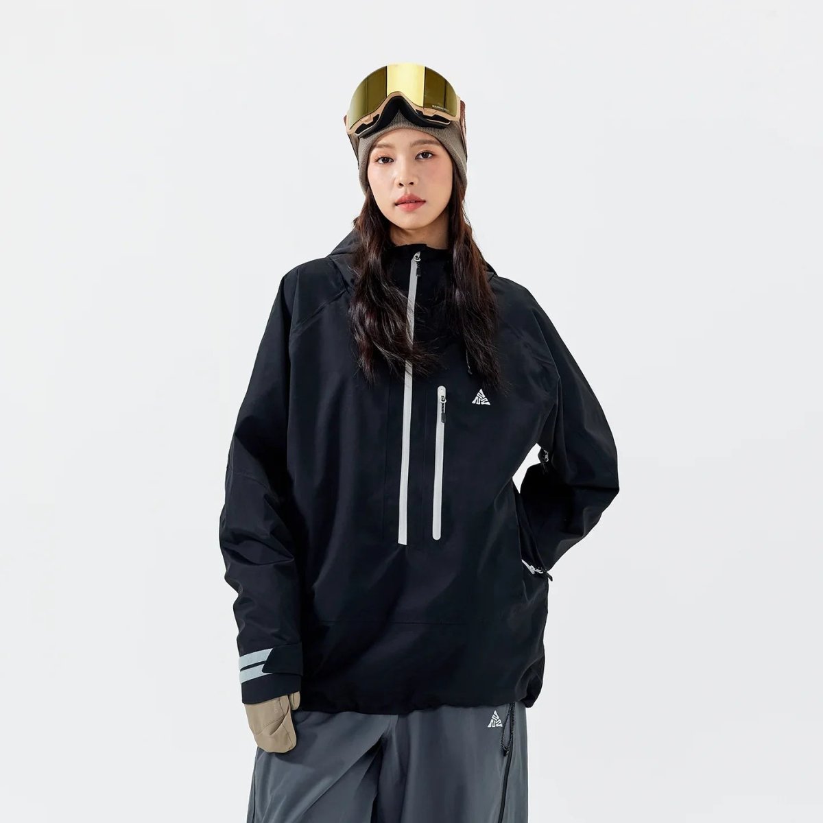 NANEND Waterproof and windproof hooded loose - fitting ski jacket - Unisex - NANEND