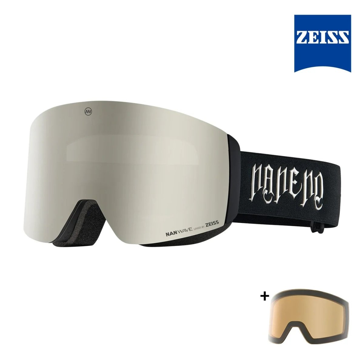 NANEND Wilderness Double Zeiss Lens Wave Magnetic Ski Goggles NG14pro - NANEND