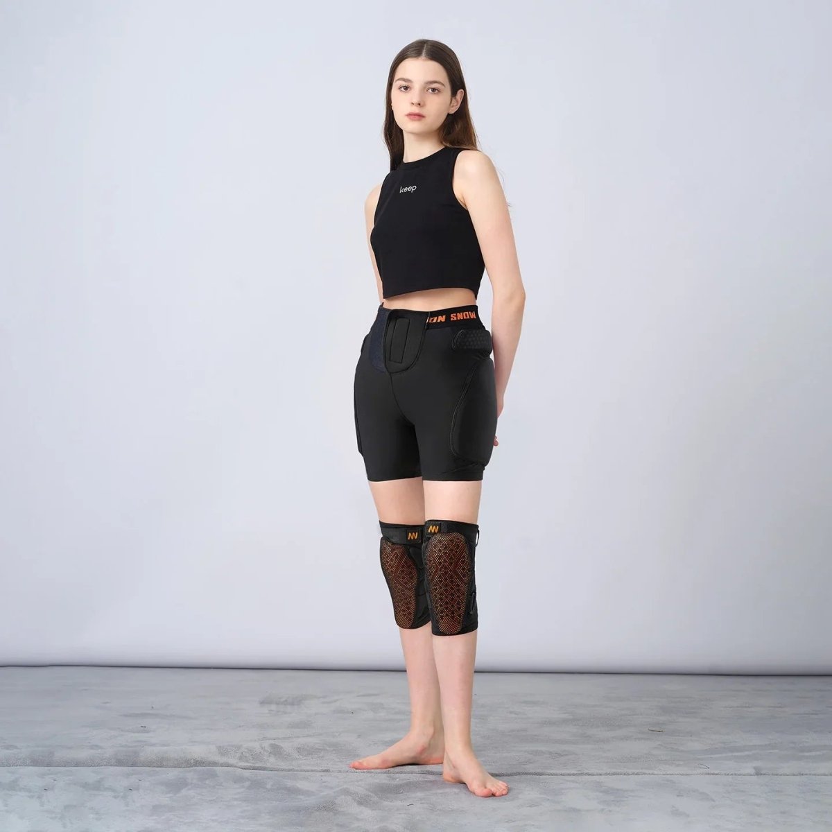 NANEND Women's inner ski hip and knee pads for fall protection - NANEND