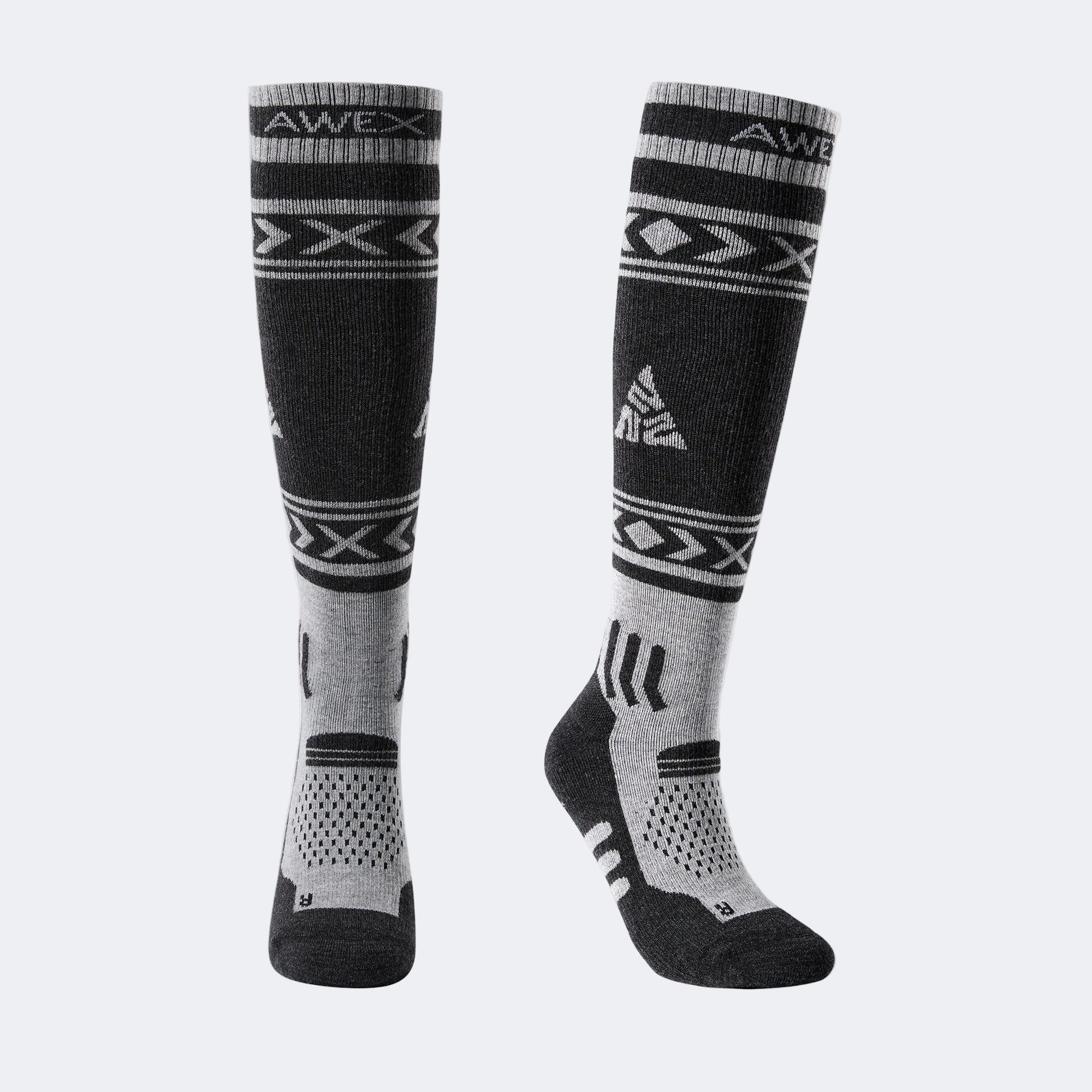 NANEND x AWEX Collaboration – Merino Wool Thermal Pro Ski Socks - NANEND