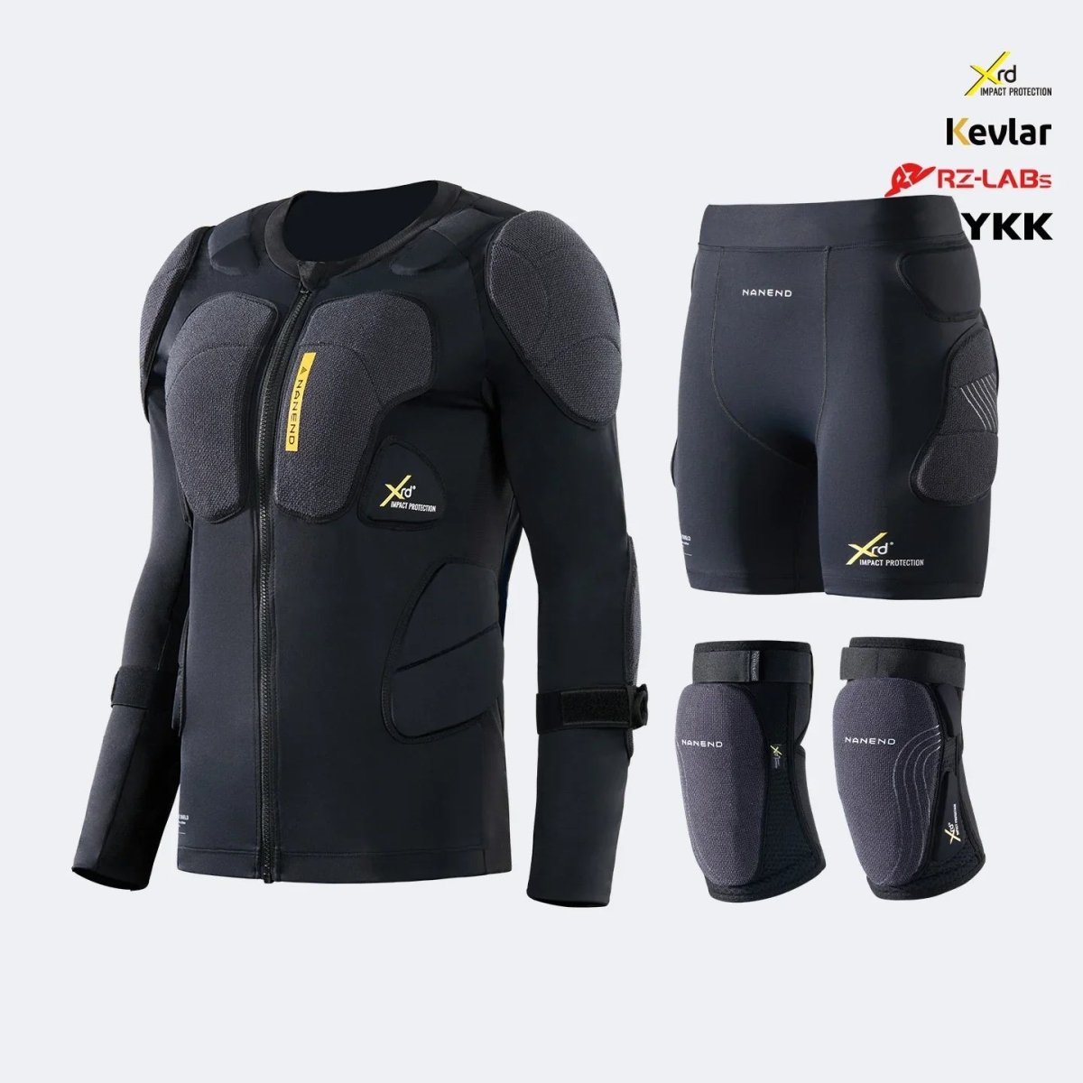 NANEND Xrd professional impact - absorbing ski protective gear sets Unisex - NANEND