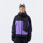 Plaid color-blocked P cotton warm RECCO ski jacket - Unisex - NANEND