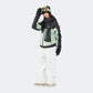 Plaid color-blocked warm workwear-style ski suit - Unisex - NANEND（
Black and green top + Snow Mountain White Pants）
