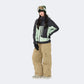 Plaid color-blocked warm workwear-style ski suit - Unisex - NANEND (Black and green top + Khaki pants)
