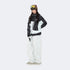 Plaid color-blocked warm workwear-style ski suit - Unisex - NANEND（
Black and white top + Snow Mountain White Pants）