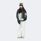 Plaid color-blocked warm workwear-style ski suit - Unisex - NANEND（
Black and green top + Snow Mountain White Pants）