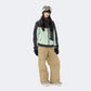 Plaid color-blocked warm workwear-style ski suit - Unisex - NANEND (Black and green top + Khaki pants)