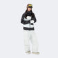 Plaid color-blocked warm workwear-style ski suit - Unisex - NANEND（
Black and white top + Snow Mountain White Pants）