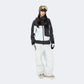 Plaid color-blocked warm workwear-style ski suit - Unisex - NANEND（
Black and white top + Snow Mountain White Pants）
