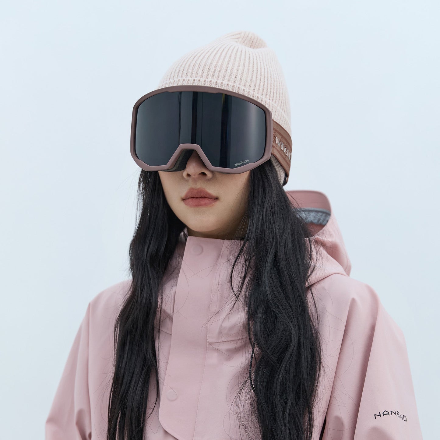 Replaceable sponge, ultralight, Maillard color scheme Ski Goggles NG20 - NANEND