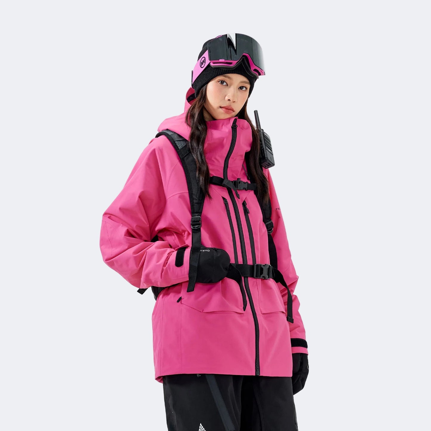 Rime - 3L Seam-Sealed Waterproof Professional Ski Jacket - Unisex - NANEND