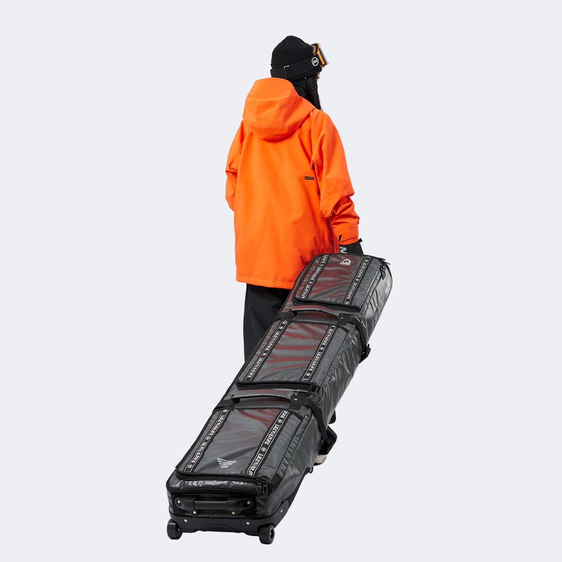 Rolling Ski & Snowboard Storage Bag with Expandable Compartment - NANEND