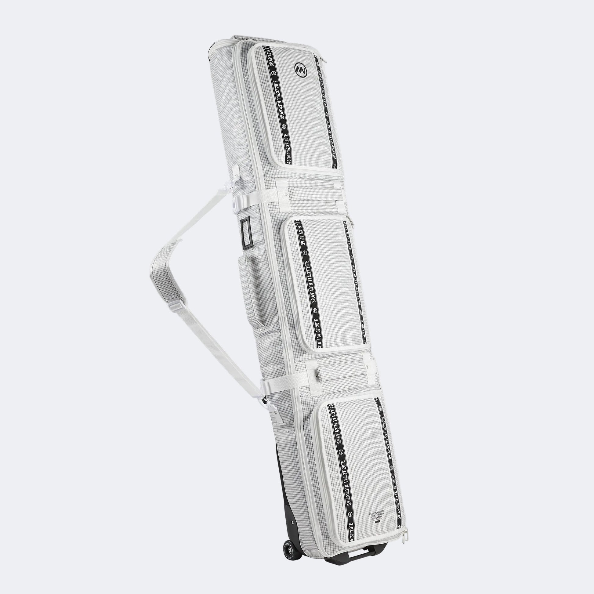 Rolling Ski & Snowboard Storage Bag with Expandable Compartment - NANEND