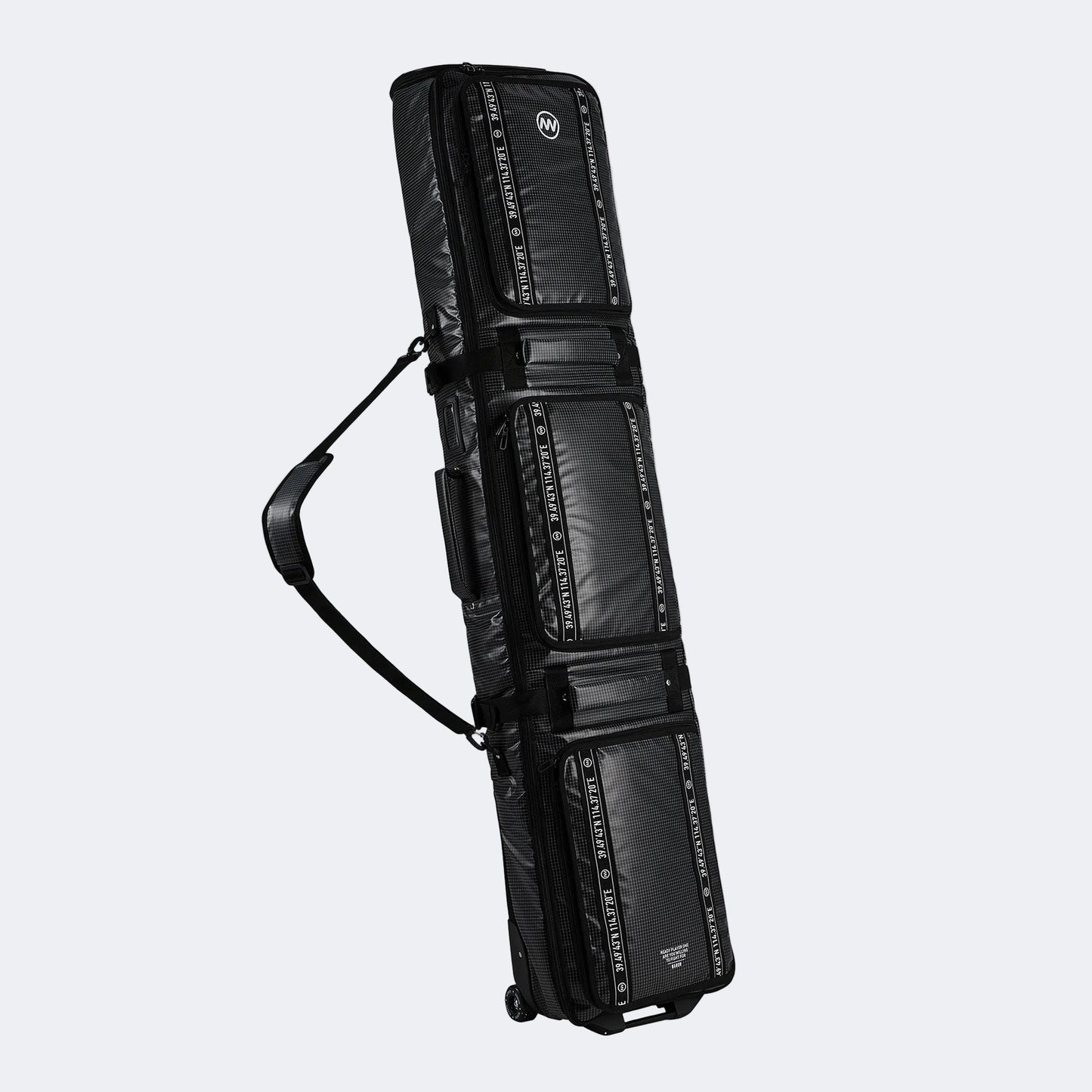 Rolling Ski & Snowboard Storage Bag with Expandable Compartment - NANEND