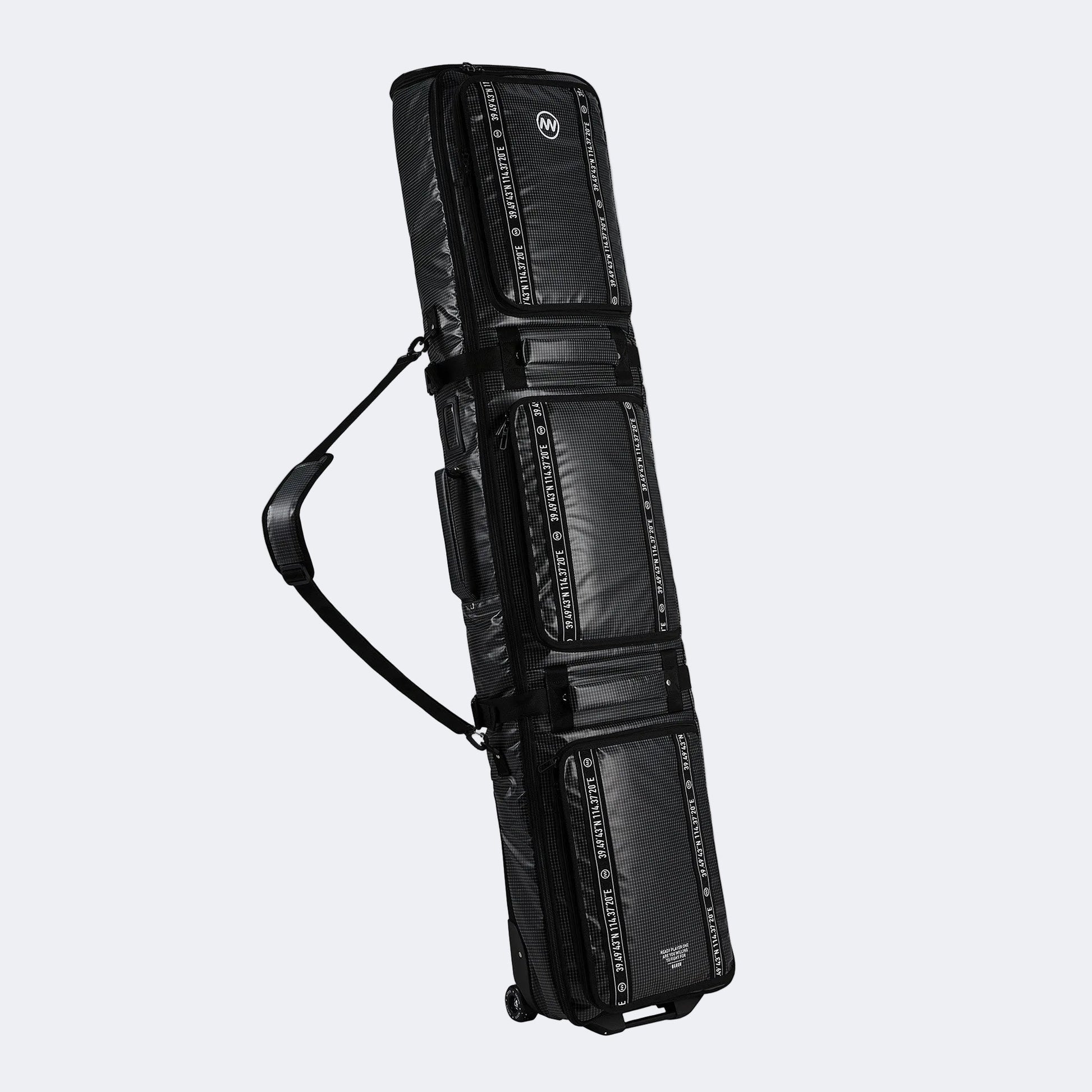 Rolling Ski & Snowboard Storage Bag with Expandable Compartment - NANEND