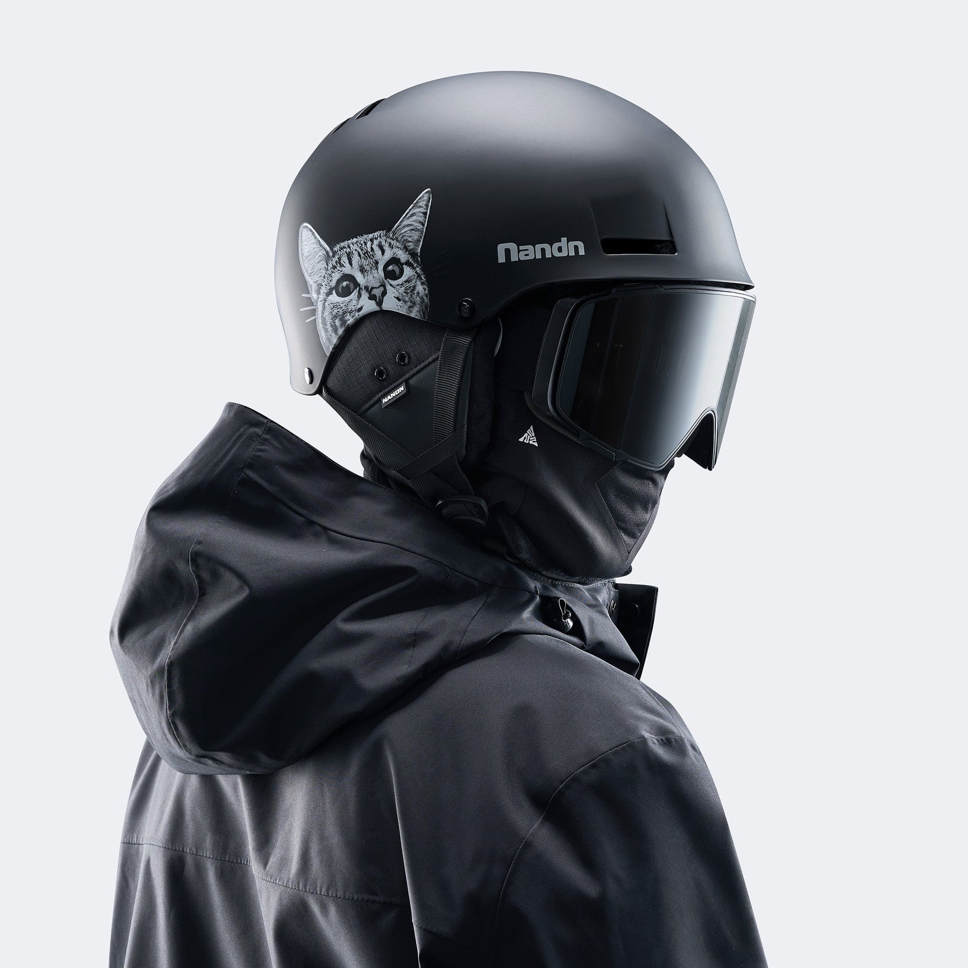 face protection helmet snowboarding Gisdanchz Ski Mask Balaclava Mask Cold Weather Gear Winter Hat Neck Warmer Stretchy Fleece Full Face Over Sherpa Hood Scarf Ski Snowboard Gear Covering for Women Men Light Gray at edge technology and elite protection Full Face Helmets - Snow