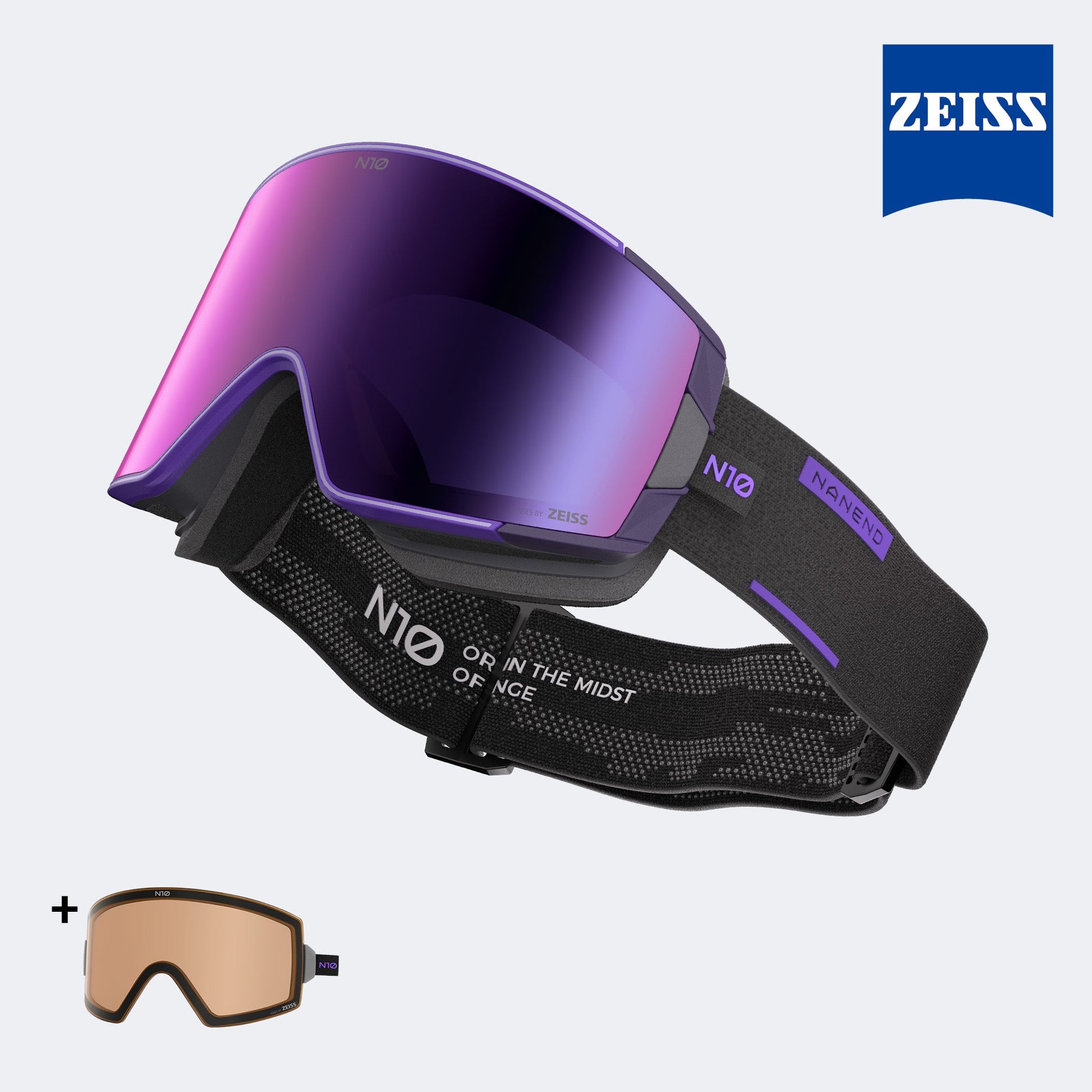 SNAP MASTER Zeiss HD Side-Open Magnetic Ski Goggles N10cs