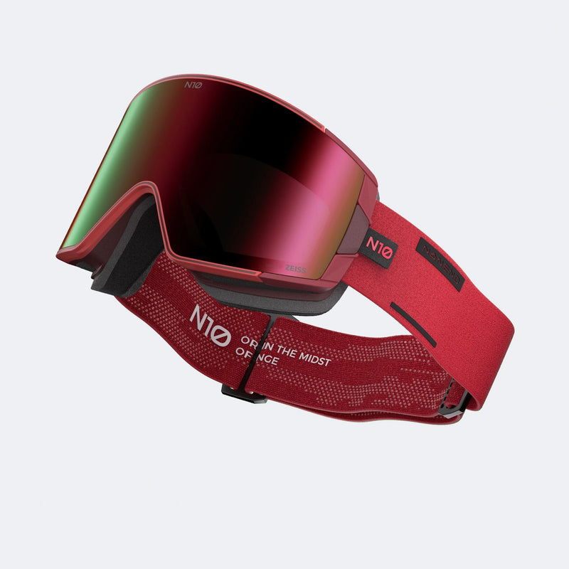 SNAP MASTER Zeiss HD Side-Open Magnetic Ski Goggles N10cs (Blazing-Red VLT 28% ZEISS Gray Lenses + VLT 57.9% ZEISS Light Enhancing Lens) – NANEND