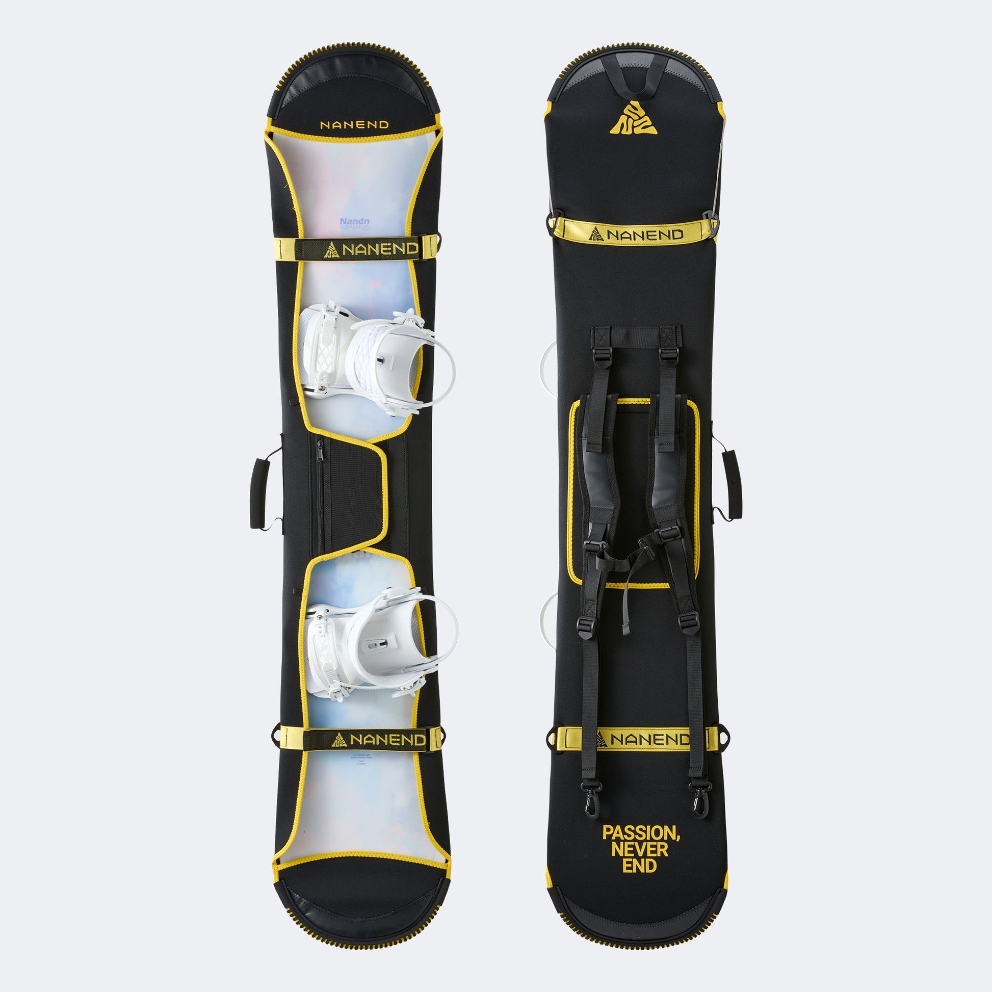 Snowboard Bag – Convertible Single/Double Shoulder Strap with Helmet Carry - NANEND