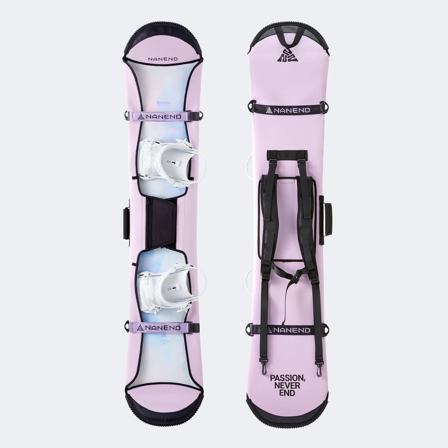 Snowboard Bag – Convertible Single/Double Shoulder Strap with Helmet Carry - NANEND