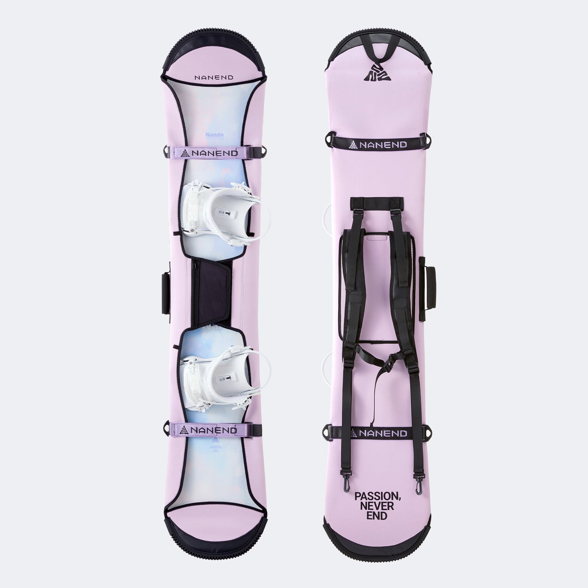 Snowboard Bag – Convertible Single/Double Shoulder Strap with Helmet Carry - NANEND