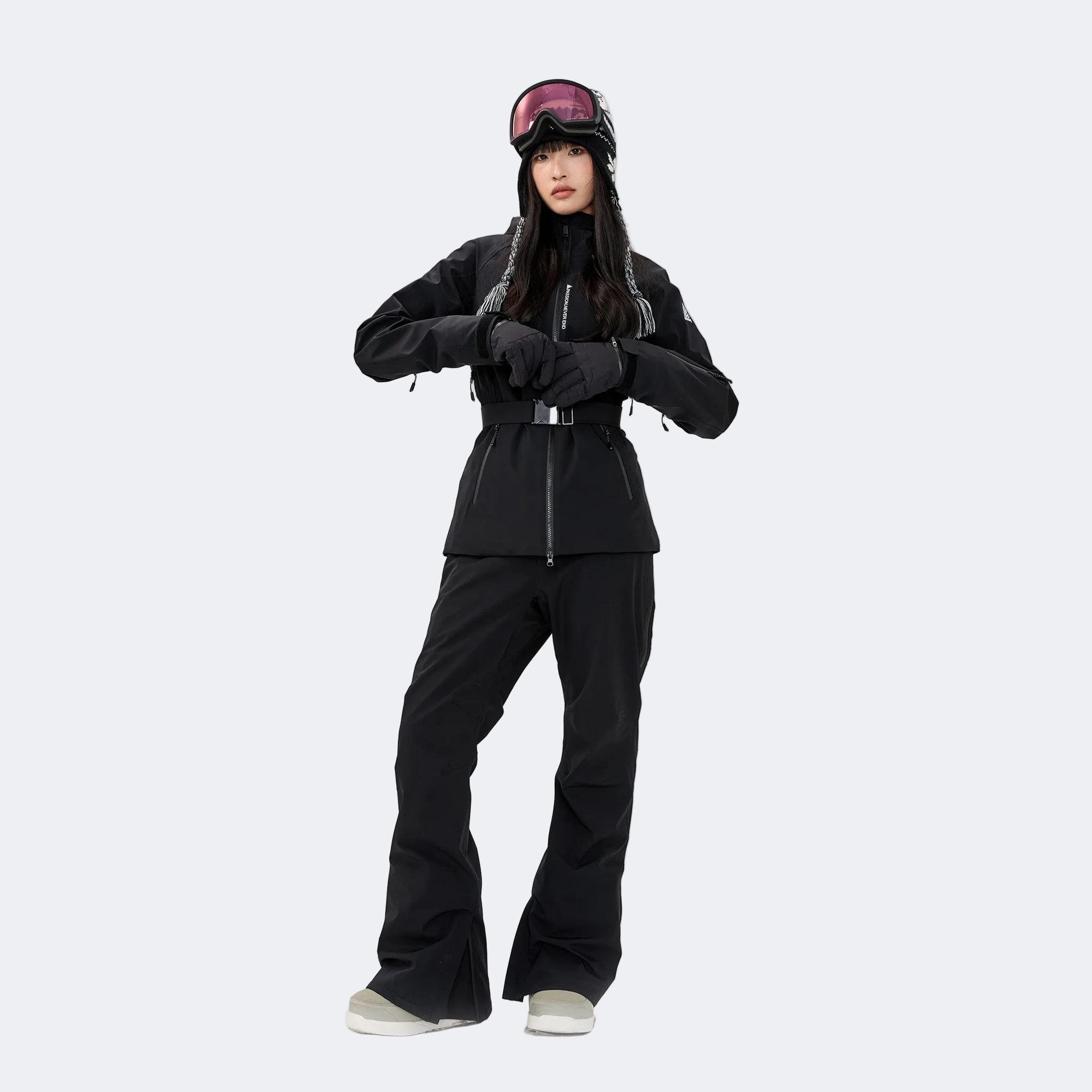 Sweetspot Women's Slim Fit Flare Ski Suit Set Ski Sets