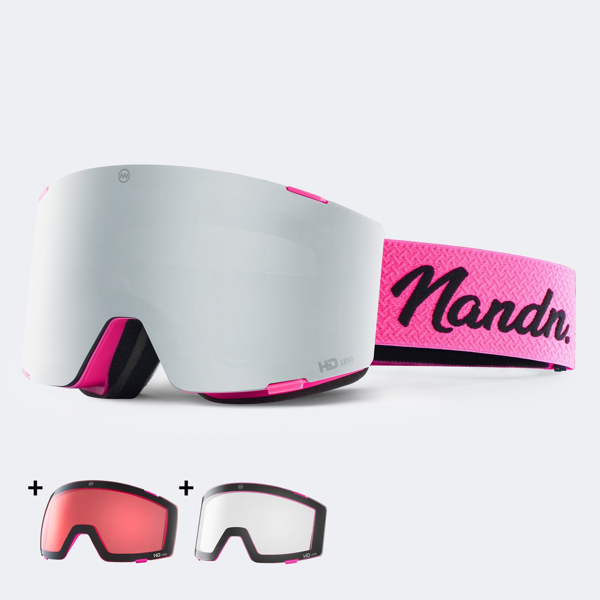 Three-lens all-weather magnetic Ski Goggles NG19 - NANEND