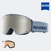 Transient-Dual ZEISS Lens Anti-Fog Bamboo Textured Straps Ski Goggles NG24Pro - NANEND