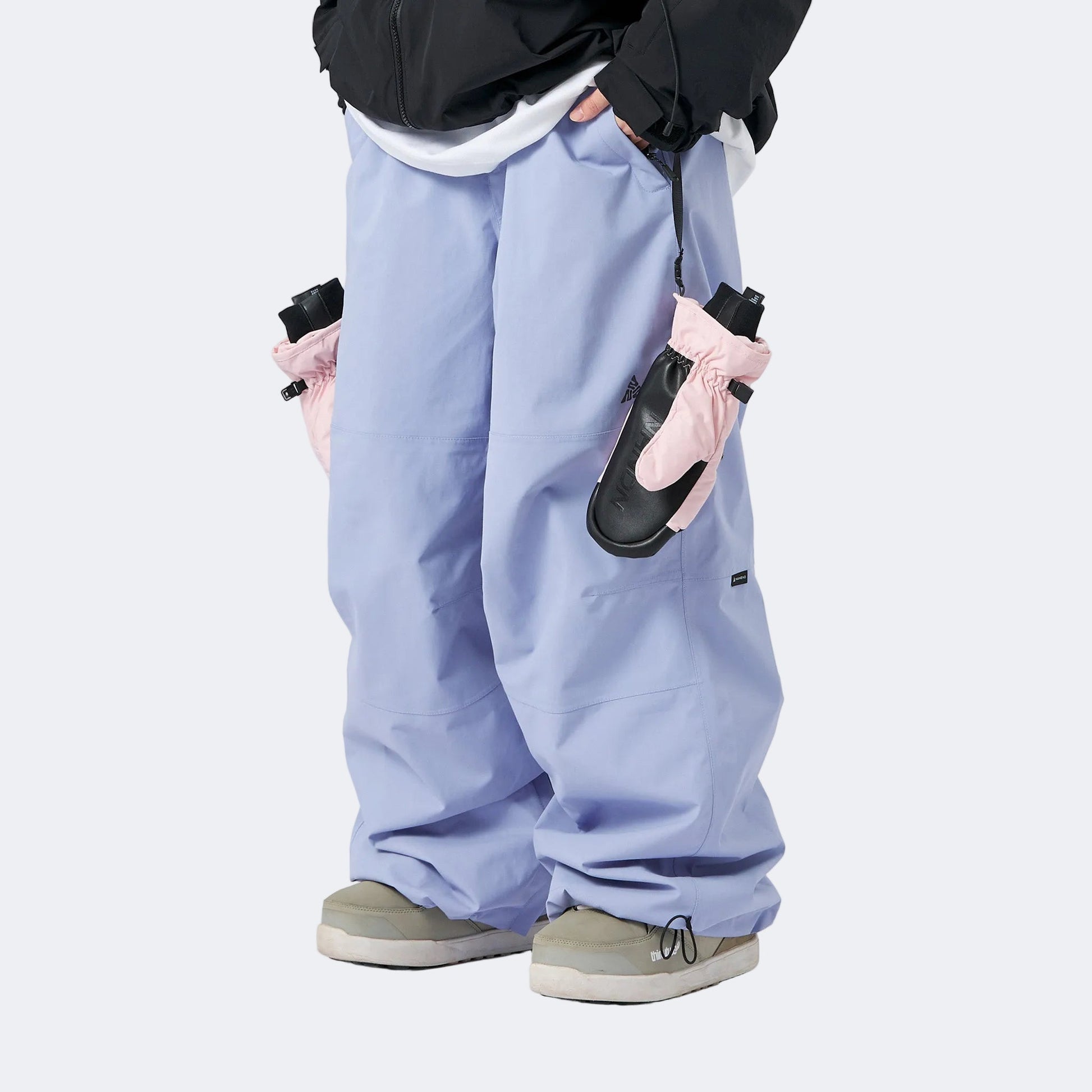 Waterproof, warm, loose-fitting ski pants -Unisex - NANEND