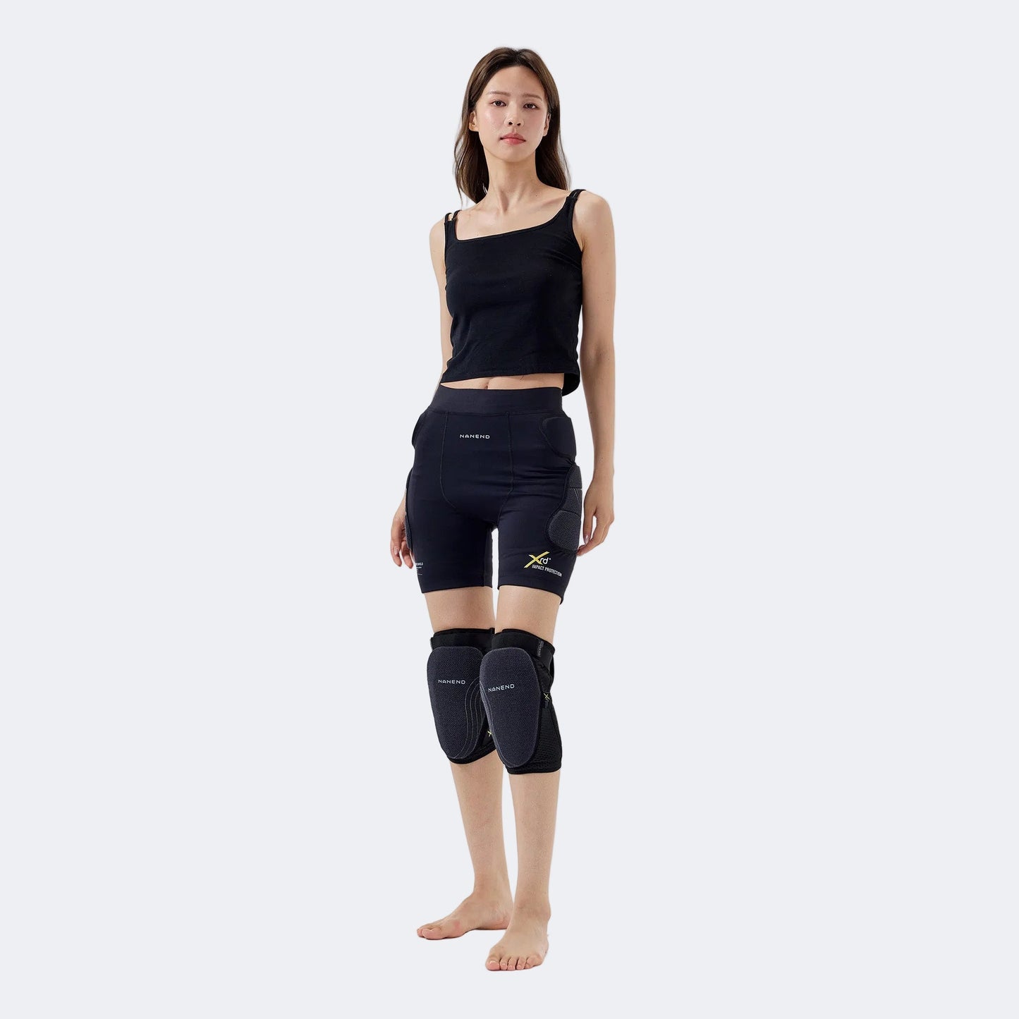 Xrd Professional Cushioning Impact Protection Hip and Knee Pads - Unisex - NANEND